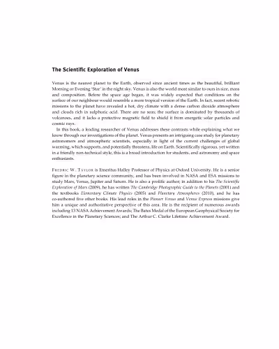 خرید و دانلود نسخه کامل کتاب The Scientific Exploration of Venus