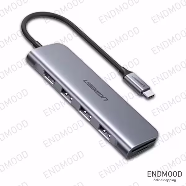 هاب 6 پورت USB-C به USB 3.0 یوگرین UGREEN CM195