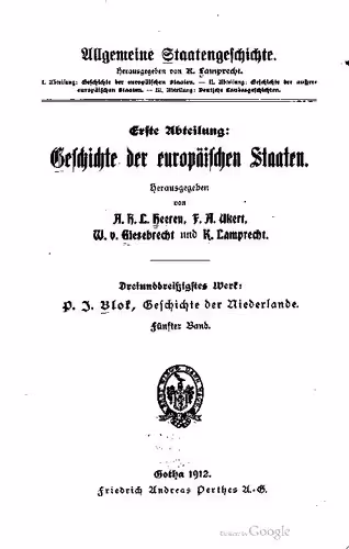 خرید و دانلود نسخه کامل کتاب Geschichte der Niederlande / Bis 1702