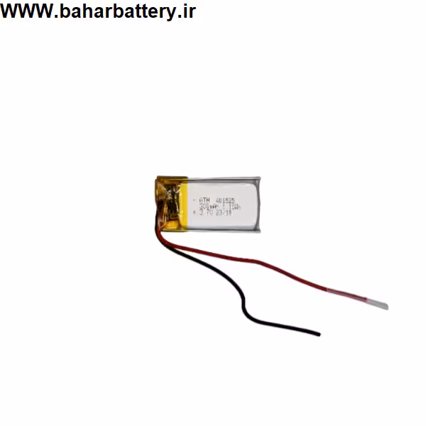 باتری آدامسی 401525 ظرفیت 300 میلی آمپر در ابعاد 40*15*25 میلیمتر