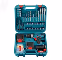 کیت دریل شارژی چکشی 18 ولت 53 پارچه رونیکس مدل RS-8019