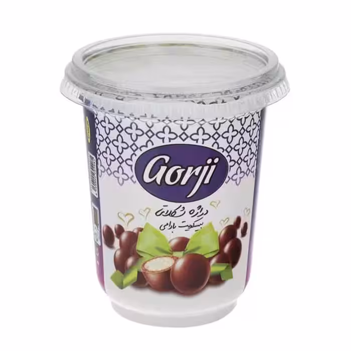 دراژه شکلاتی با بیسکویت بادامی گرجی 120 گرمی