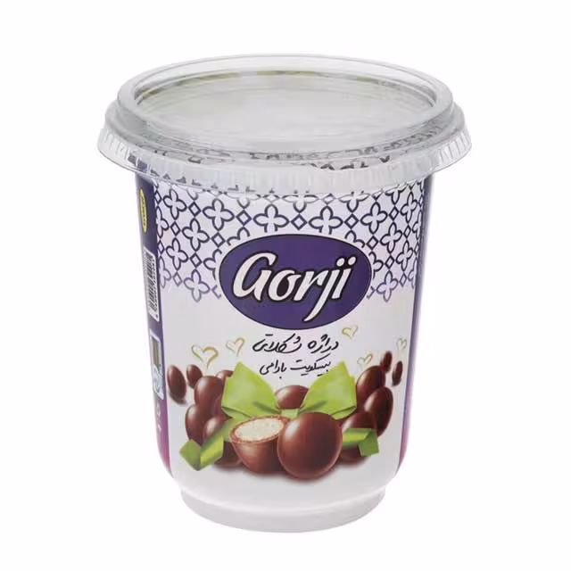 دراژه شکلاتی با بیسکویت بادامی گرجی 120 گرمی