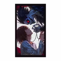 تابلو گیمینگ ابعاد 65×35 طرح انیمه Death Note
