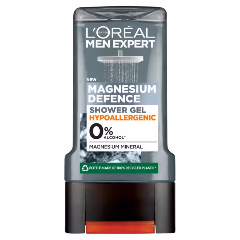 ژل حمام مردانه لورآل مدل Magnesium DEFENCE حجم 300 میل
