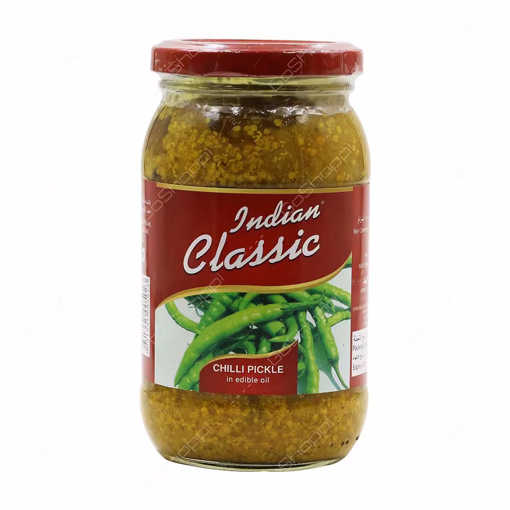 ترشی فلفل کلاسیک هندی وزن 400 گرم