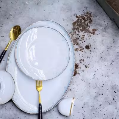 سرویس غذا خوری 32 پارچه جانیار فیروزه ای تقدیس