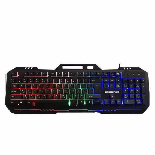 کیبورد مخصوص بازی نورث پلاس مدل KEYBOARD PHANTOM K101 | کالا مکس