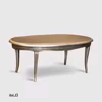 میز جلومبلی بیضی چوبی لنا (بژ)