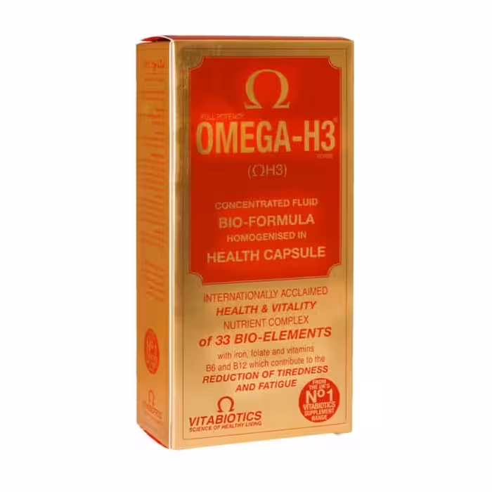 کپسول امگا اچ 3 H3 ویتابیوتیکس   Vitabiotics Omega H3