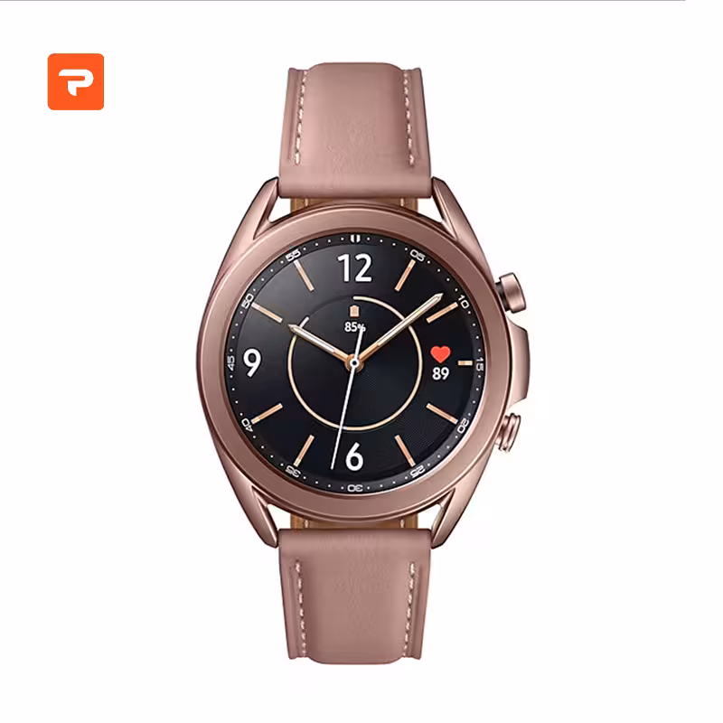 ساعت هوشمند سامسونگ مدل Galaxy Watch3 SM-R850 41mm بند چرمی