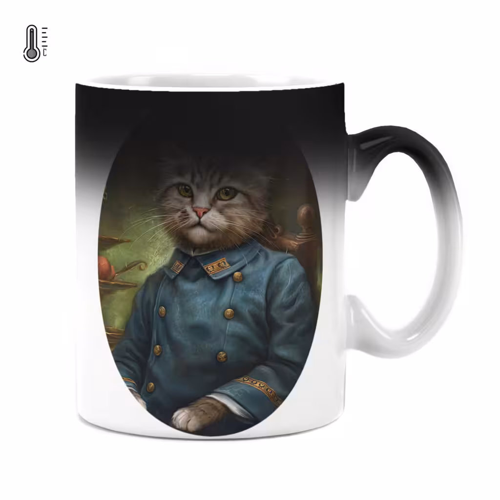 ماگ حرارتی راویتا طرح گربه ها کد 3307