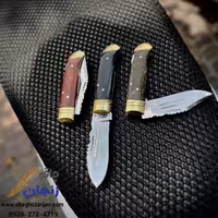 چاقو ضامن دار استیل | طرح جدید دسته میکارتا و سنگ‌مصنوعی کاملا نسوز و‌ نشکن