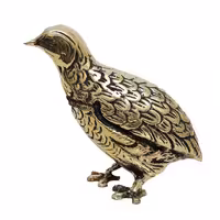 مجسمه  کبک برنجی