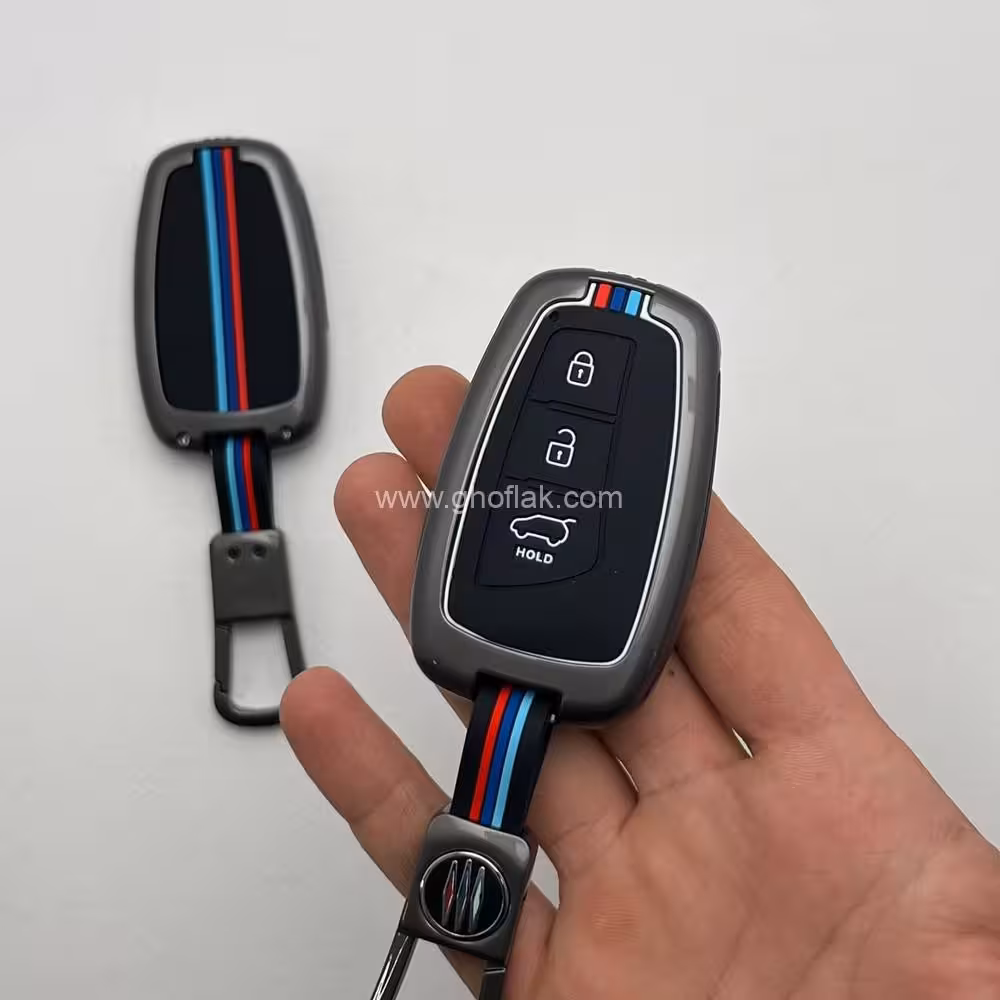 کاور ریموت هیوندایی گرنجور – سانتافه و سنتنیال کیلس سه دکمه دور فلزی