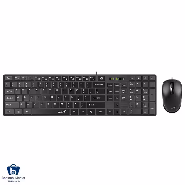 کیبورد و ماوس باسیم جنیوس مدل Slimstar C126
