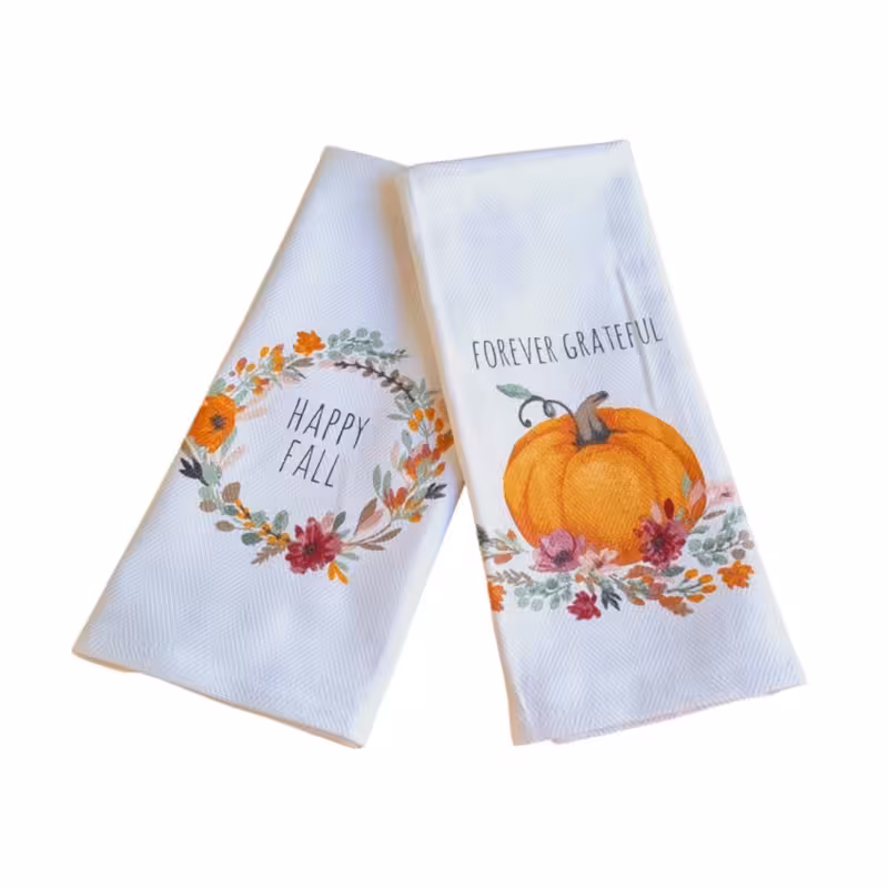 دستمال طرح پاییزی مجموعه دو عددی | کالا مکس