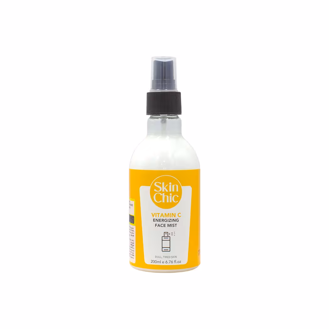 فیس میست انرژی بخش صورت حاوی ویتامین C حجم 200 میلی لیتر اسکین شیک  SKIN CHIC VITAMIN C ENERGIZING FACE MIST