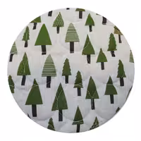 کاج دم کنی زمینه سفید طرح درخت های کاج بزرگ