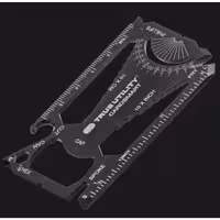 ابزار چندکاره True Utility CardSmart | طراحی کارت جیبی سبک و فشرده | دارای چندین عملکرد کاربردی | آویز کلید | مدل TU-207K | مناسب برای استفاده روزمره و سفر