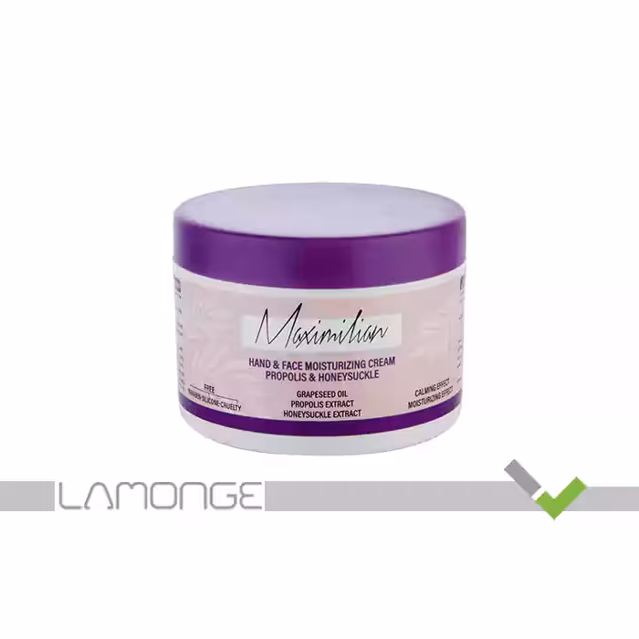 کرم مرطوب کننده دست و صورت پروپولیس و یاس کاسه ای ماکسیمیلیان