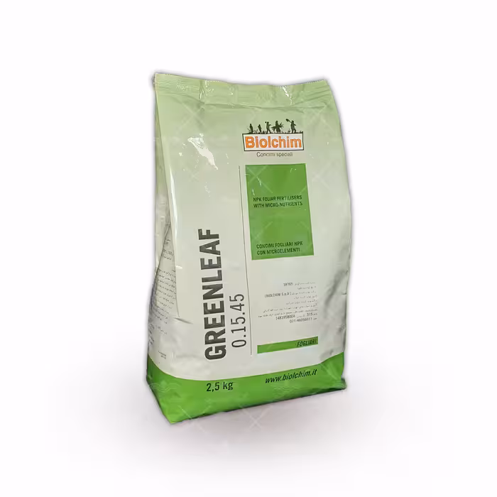 کود بیولکم پتاس بالا گرین لیف 15.45 دو و نیم کیلویی ایتالیایی