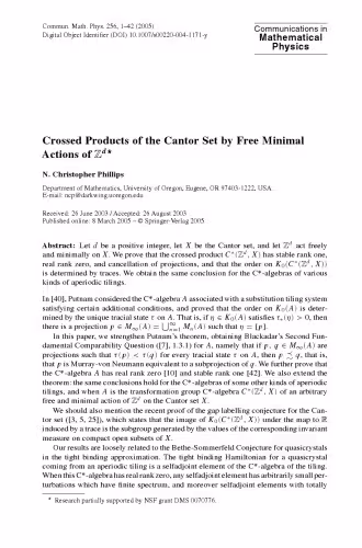 خرید و دانلود نسخه کامل کتاب Communications in Mathematical Physics - Volume 256