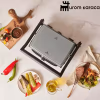 ساندویچ ساز و گریل کاراجا Gastro Grill Premium خاکستری