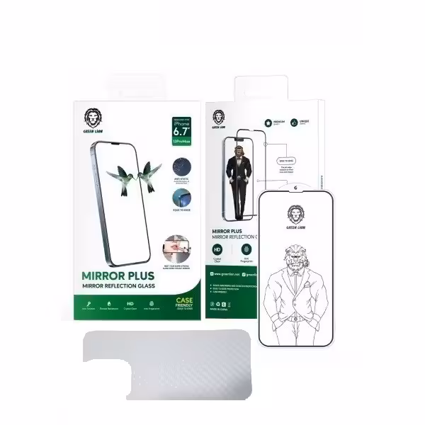محافظ صفحه نمایش گرین مدل Mirror Plus مناسب برای گوشی موبایل اپل IPhone 13 Pro Max به همراه محافظ پشت گوشی