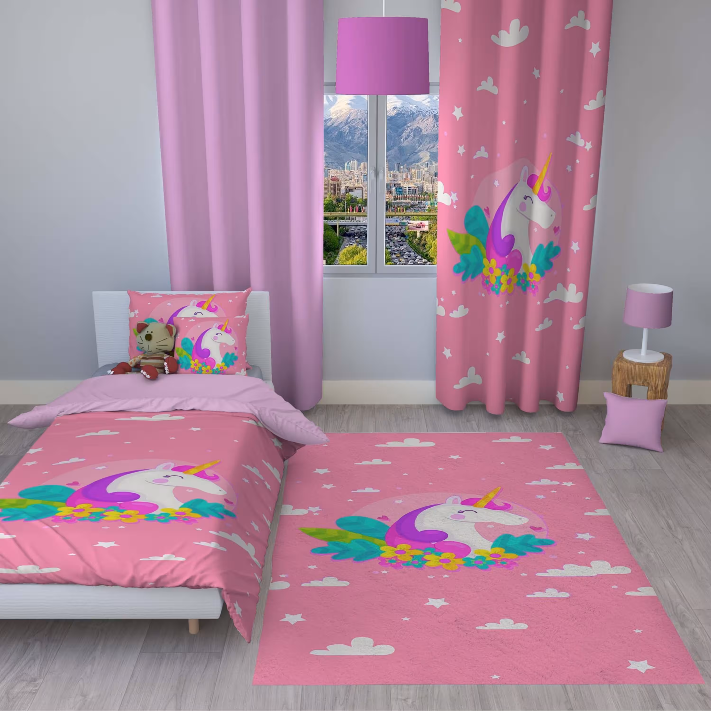 سرویس روتختی مدل 133 یک نفره 4 تکه سایز 140x230