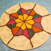 نمد طرح مشبکی
