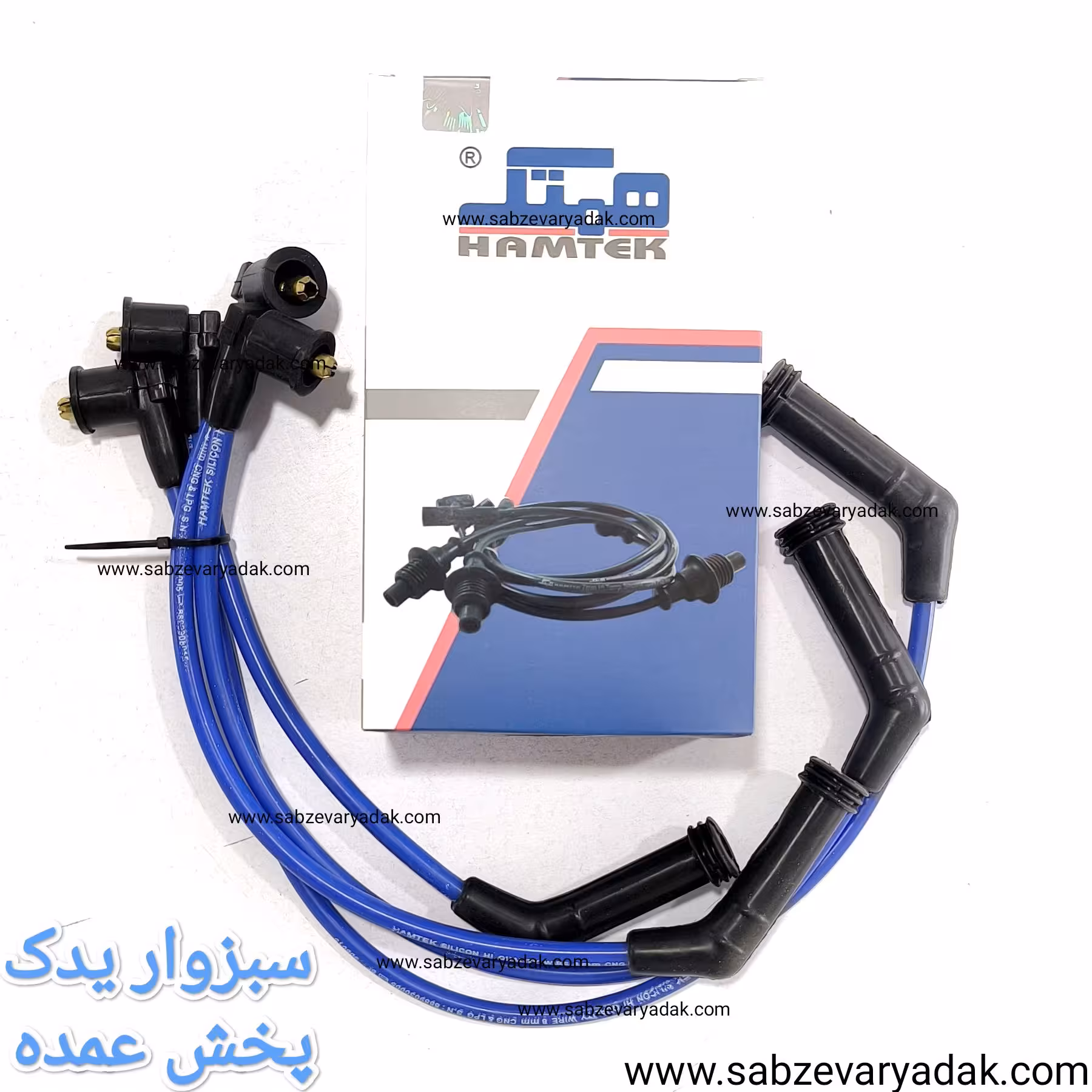 وایر شمع پراید زیمنس تقویتی سر برنجی برند همتک