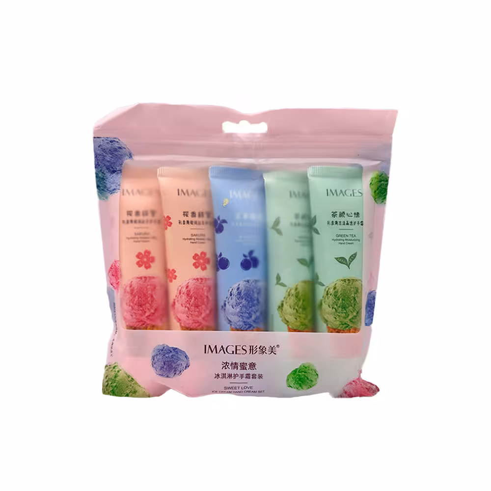 پک کرم دست 5 عددی طرح بستنی ایمیجز IMAGES