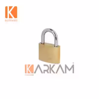 قفل آويز 50 میلیمتر مغزی نيمه برنج BA40004 باتيس