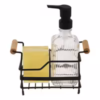 مخزن مایع دستشویی همارا مدل شیشه ای استند دار | کالا مکس