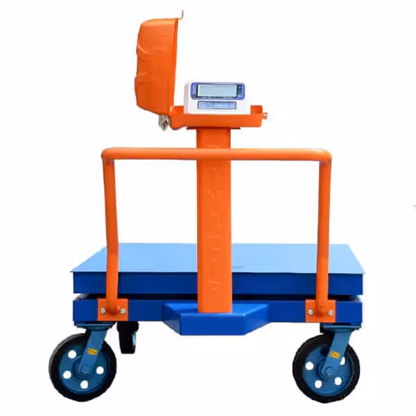 باسکول 1500 کیلویی بی نظیر تک لودسل چرخ دار SB12