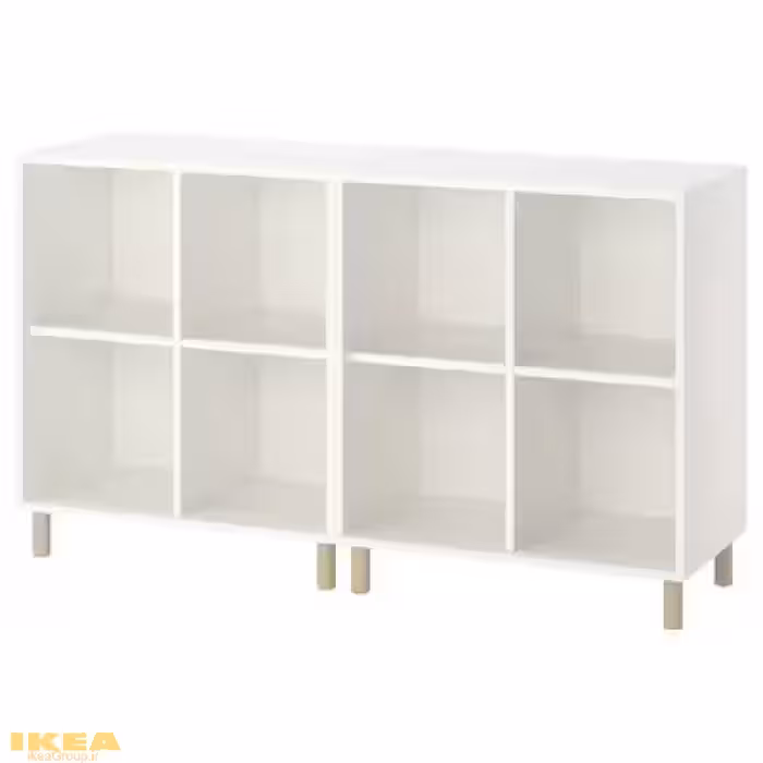 کتابخانه سفید چوب مدلEKET | برند ایکیا | ارسال 30 روز کاری