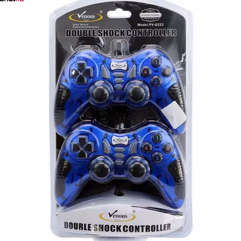دسته بازی کامپیوتر ونوس مدل G223 بسته 2 عددی شک دار دوبل