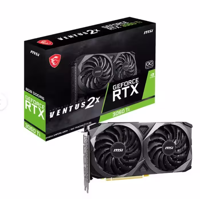 کارت گرافیک ام اس آی مدل VGA MSI RTX 3060 TI VENTUS 2X 12GB OC