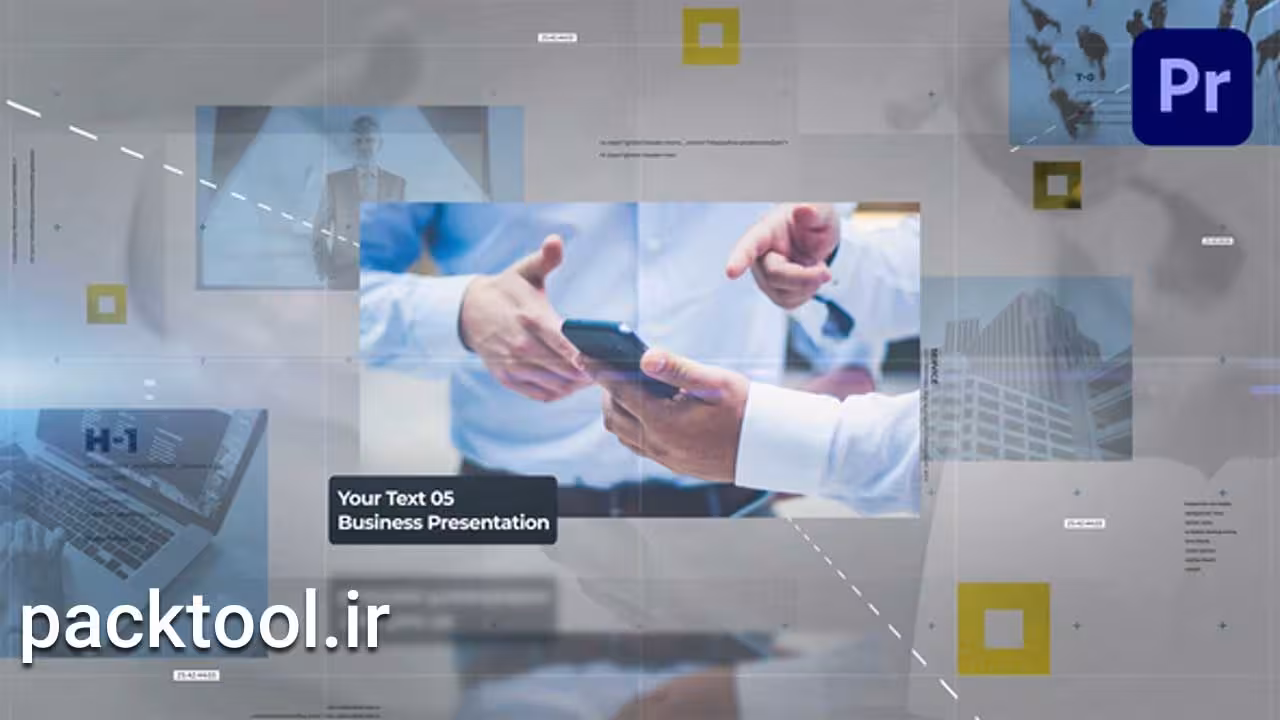 دانلود پروژه آماده پریمیر پرو تیزر تبلیغاتی شرکتی Business Promo - پک تول