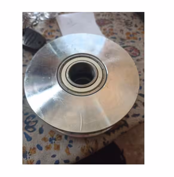 قرقره 12 فولادی 120×50 میلی متر (قیمت عمده با درصد تخفیف خوب تماس بگیرید)