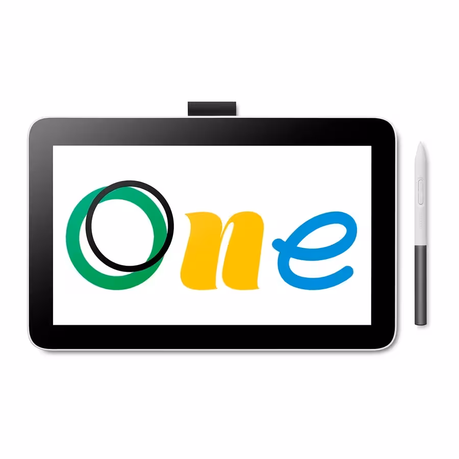 تبلت گرافیکی به همراه قلم نوری وکام مدل DTH134W0B One Pen 13