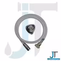 شیلنگ توالت فنری ریز بافت مهره برنجی رنگ سفید کروم