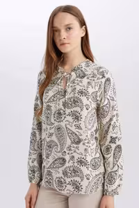 بلوز زنانه مشکی دفکتو