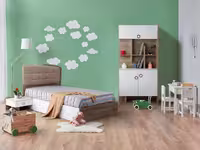 تخت و کتابخانه بلج مدل نوجوان نریمان 4 سایز 90 در 200 سانتیمتر
