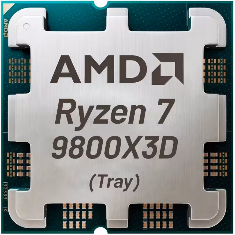 پردازنده کامپیوتر ای ام دی مدل Ryzen 7 9800X3D Tray