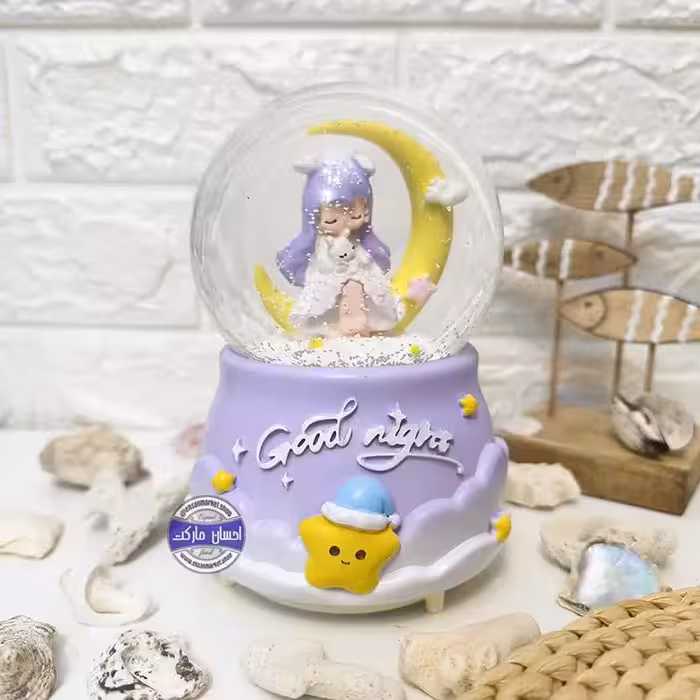 گوی چراغدار موزیکال پمپی برفی دختر رویایی