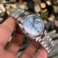 ساعت مچی مردانه رولکس چهار مهر جهانی Rolex Day-Date 40 Platinum