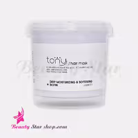 ماسک مرطوب کننده و نرم کننده مو داخل حمام تونی مناسب موهای خشک و آسیب دیده حجم 175 میلی لیتر