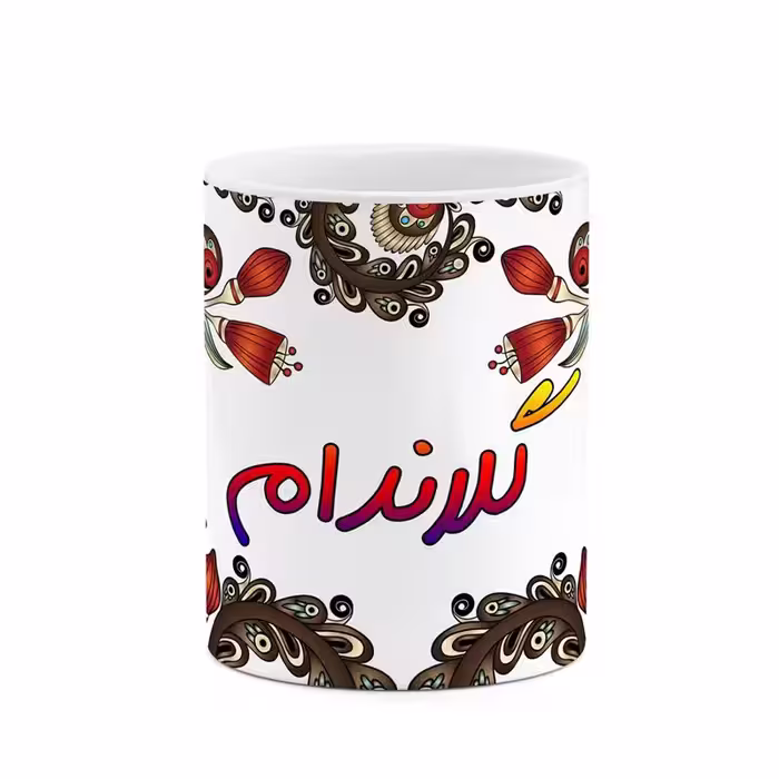 ماگ   اسم گلاندام  سنتی گل و بته کد mgh46740